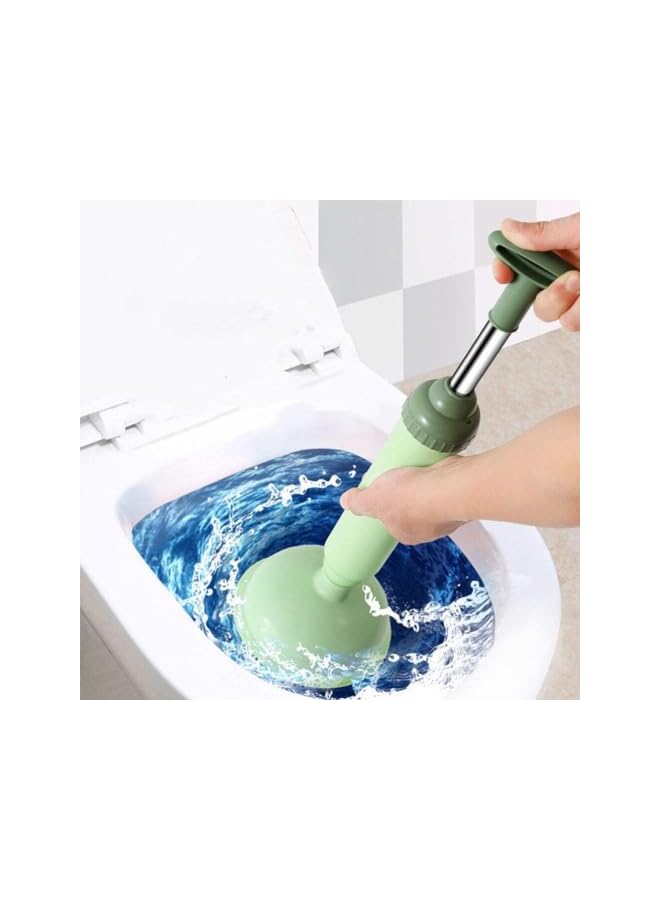 promass 2Pcs Toilet Plunger, Drain Plunger, Sink Plunger with Handle, Clog Remover Hand Ergonomic, Space-Saving, Plunger Unclogging Tool for Bathroom, Shower, Kitchen - Image 2