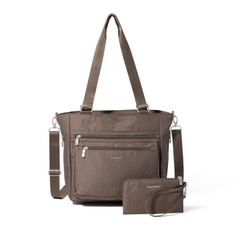 Baggallini Modern Everyday Shopper Tote - 15.3" x11.6â€ Tote Bag for Women - Lightweight Work Travel Carry On Bag - Image 1