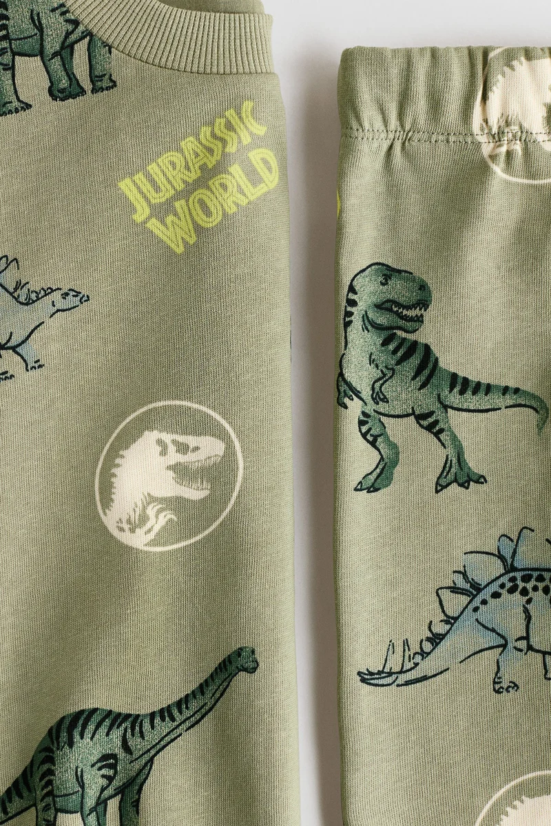 اتش اند ام طقم بلوزة بطبعة - قطعتين