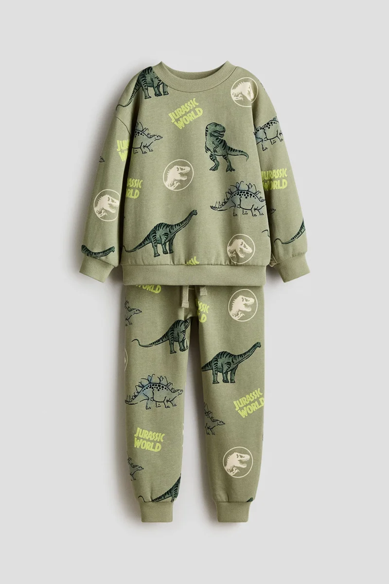 اتش اند ام طقم بلوزة بطبعة - قطعتين