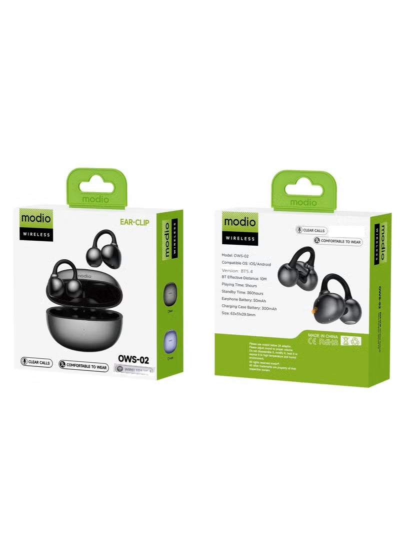 modio Ear Clip Wireless Earbuds – BT 5.4 - Image 3