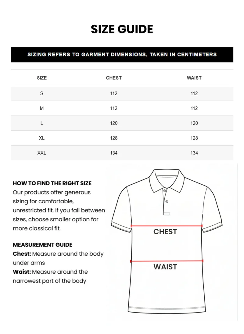 Just Nature White Regular Fit Pique Polo Shirt for Men | Best Price UAE