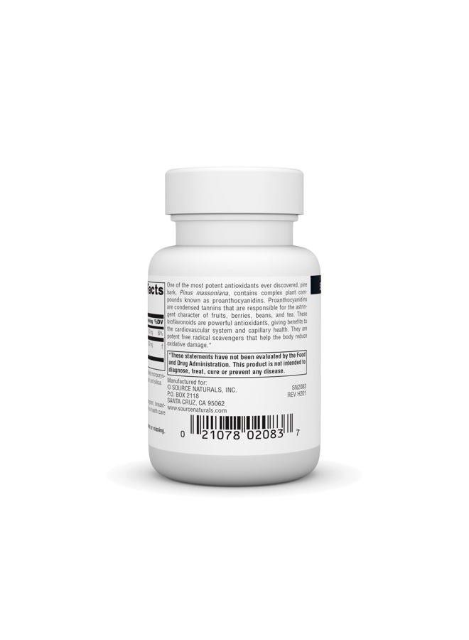 Source Naturals Pine Bark Extract 150 mg 60 Tablet - Image 3
