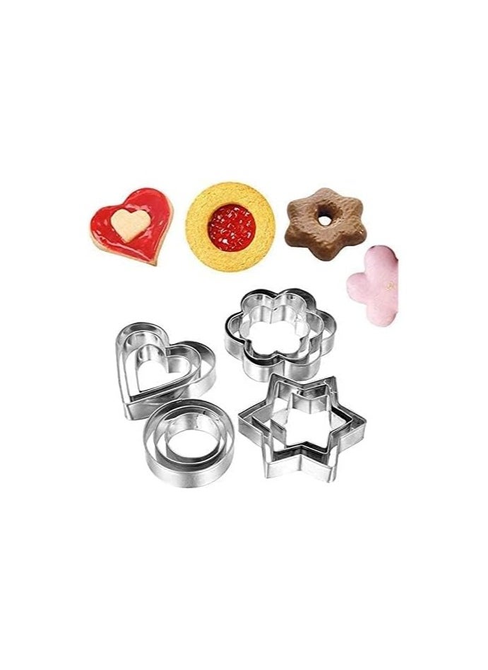 Generic Cookie , biscuit Cutter Stainless Steel Set of 12  - Image 4