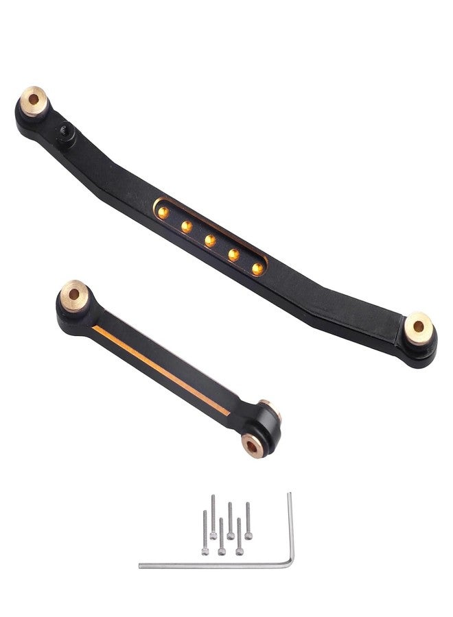 Hobbyfire RC Steering Rod Tie Links Linkage for 1/24 RC Crawler Axial SCX24 AXI90081 Upgrades, Aluminum Alloy Metal - Image 1