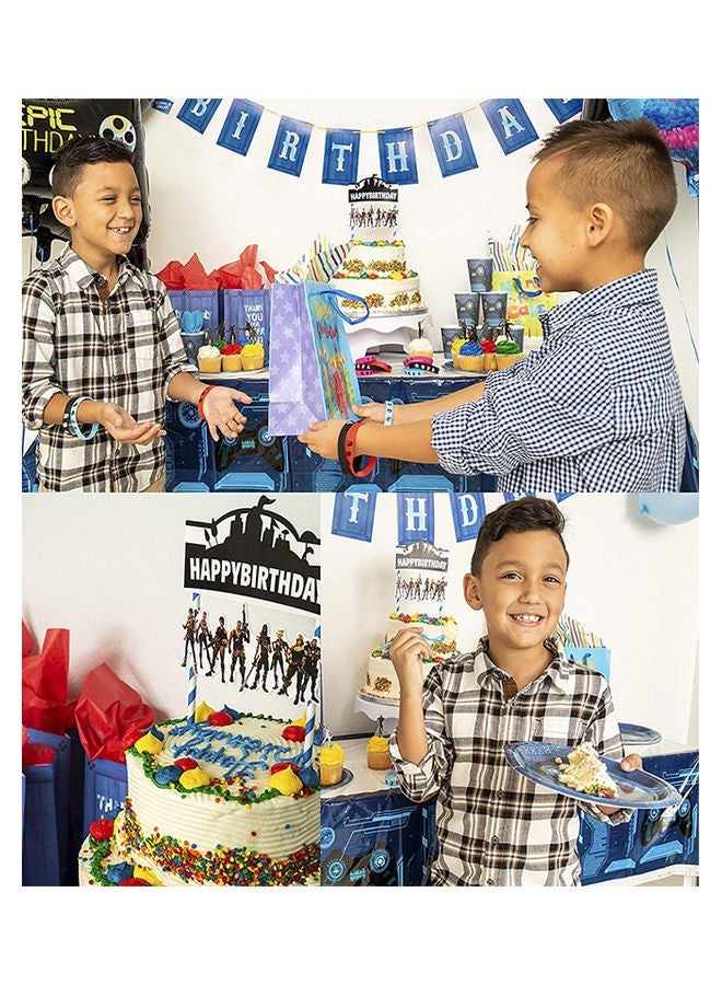 NIBEMINENT 85-Pieces Fortnite Game Party Supplies Happy Birthday Set - Image 5
