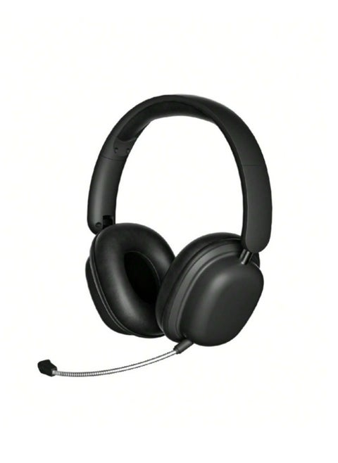 ENC Noise Canceling Wireless Bluetooth Headphones, 20 Hours Continuous Playtime Bluetooth 5.3, 3.5mm Cable Input, Ambient Noise Reduction, Microphone, HD Surround Sound Black