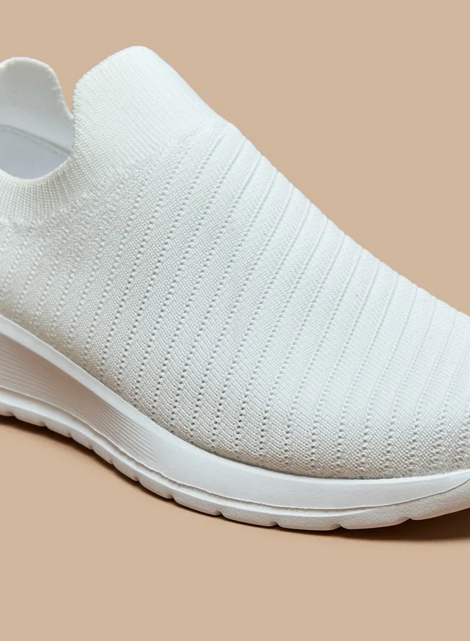 Oaklan by Shoexpress Textured Slip-On Walking Shoes