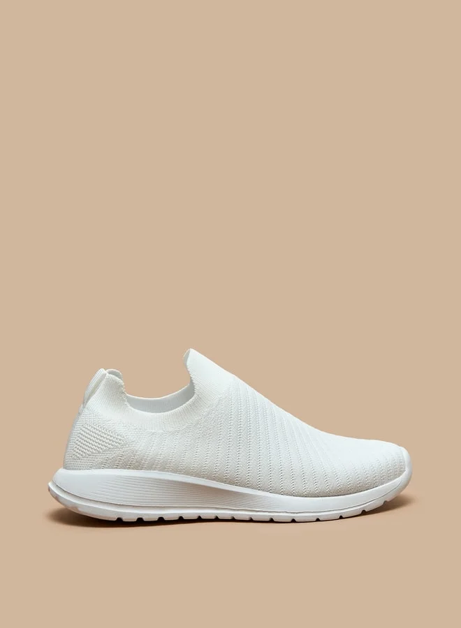 Oaklan by Shoexpress Textured Slip-On Walking Shoes