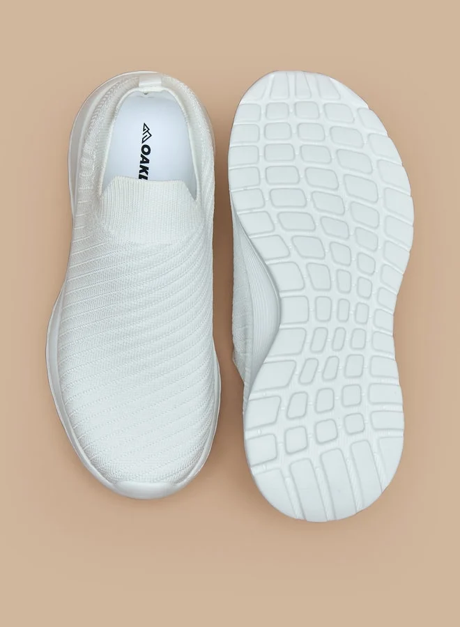 Oaklan by Shoexpress Textured Slip-On Walking Shoes