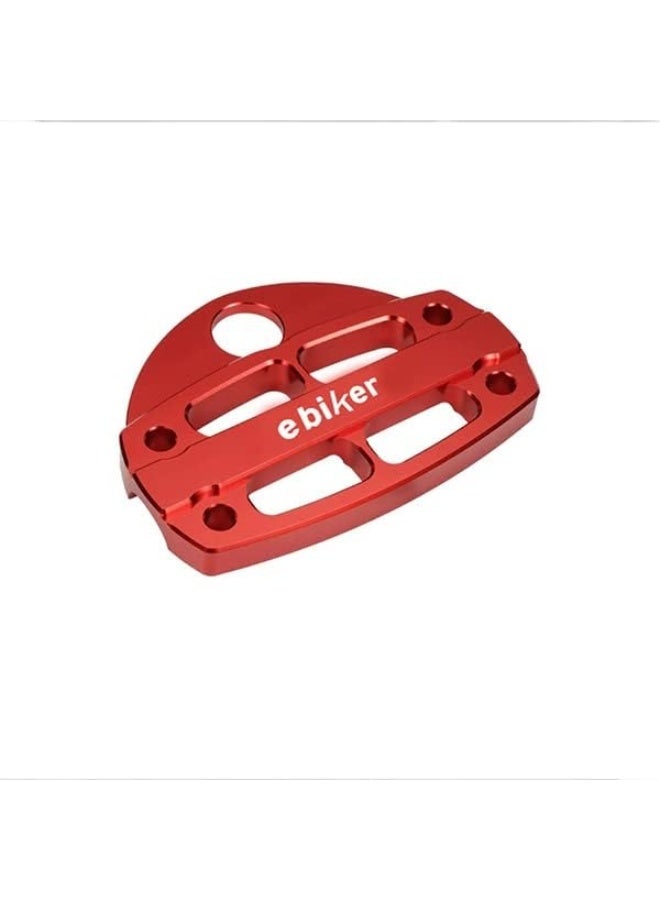 Ebiker Red Steering Stem Handle Bar Clamp with Key Guard for Yamaha Raptor 700R - Image 3
