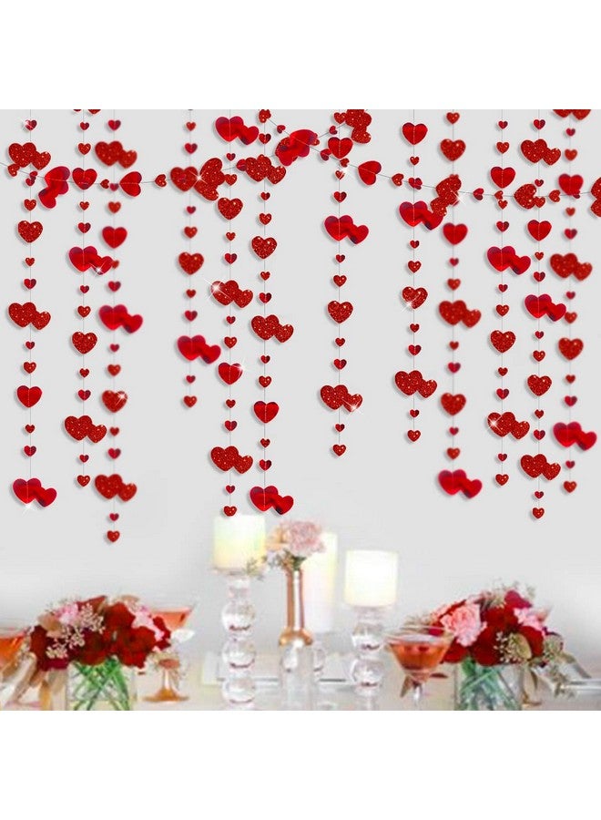 بينك بلوم ديكورات حفلات عيد الحب من pinkblume، إكليل قلب أحمر لامع معدني، لافتة على شكل قلب، لحفلات الذكرى السنوية، وعيد الأم، والخطوبة، وحفلات الزفاف، وحفلات توديع العزوبية، ومستلزمات حفلات توديع العزوبية - Image 1