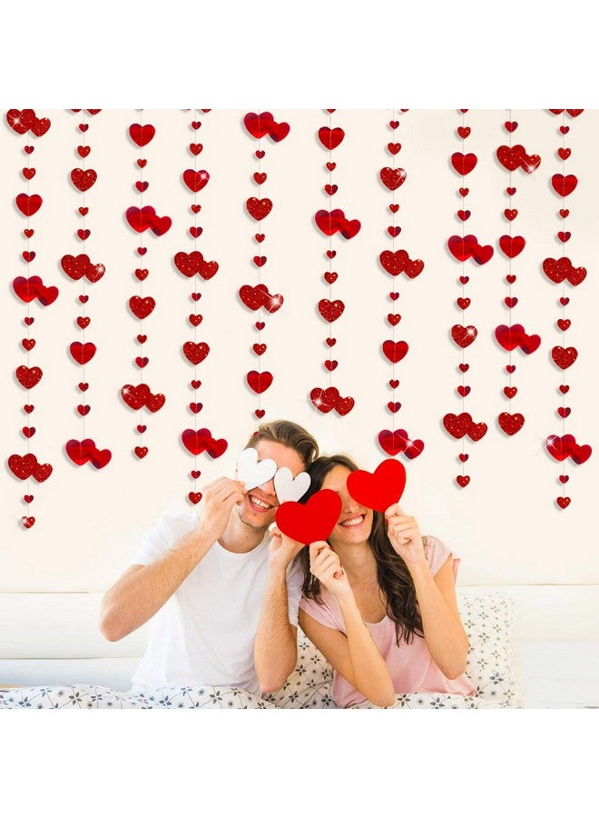 بينك بلوم ديكورات حفلات عيد الحب من pinkblume، إكليل قلب أحمر لامع معدني، لافتة على شكل قلب، لحفلات الذكرى السنوية، وعيد الأم، والخطوبة، وحفلات الزفاف، وحفلات توديع العزوبية، ومستلزمات حفلات توديع العزوبية - Image 3