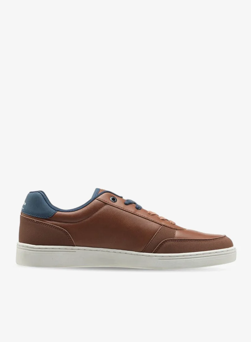 Men's Solid Lace-Up Sneakers