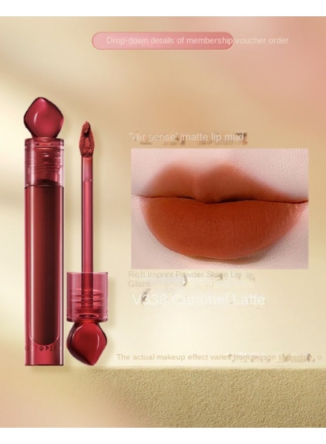 intense Impression Lip Glaze Stone Velvet Matte Lip Mud Long-lasting Color - Image 2