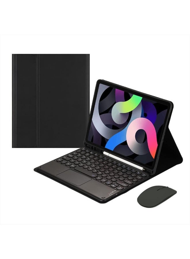 MUNTAQI Keyboard Case for iPad Pro 13-inch 2024 with English Layout – Detachable Backlit Wireless Bluetooth Keyboard – Magnetic Cover, Pencil Holder, Touchpad, Smart Folio for iPad Pro M4 - Image 4