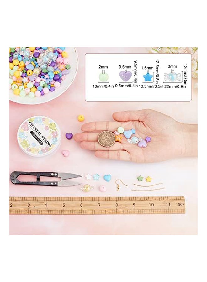 236Pcs DIY Dangle Earring &amp; Bracelet Making  - Image 4