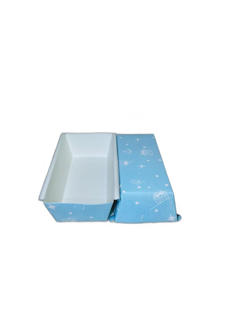 Baekence Bake and Serve Cake Moulds Christmas Mould Rectangular Baking Tray 200 Grams Green Pack of 10 pcs - Image 3