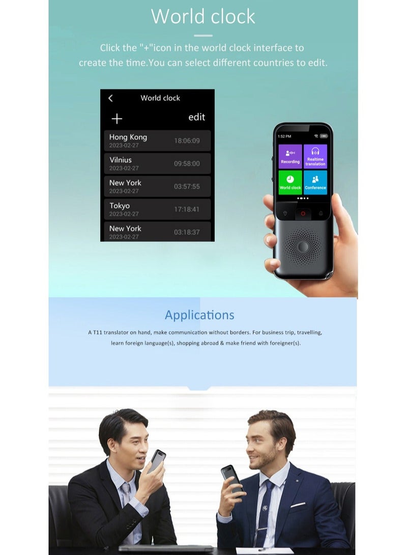 Gasin AI Language Translator and Electronic Dictionary S7+ – Real-Time Voice Translation with WiFi, Scanning & Reading - Image 4