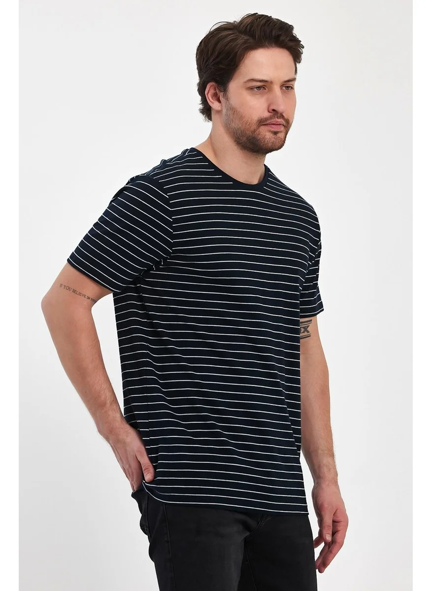 Alexander Gardi Crew Neck Striped T-SHIRT(ERK-5987)