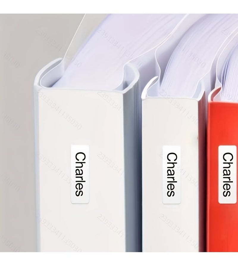 480 Pcs White Name Stickers Personalized Product Labels For Home Office Medium Size Custom Numbers Phone Numbers And Stationery Markers - Image 5