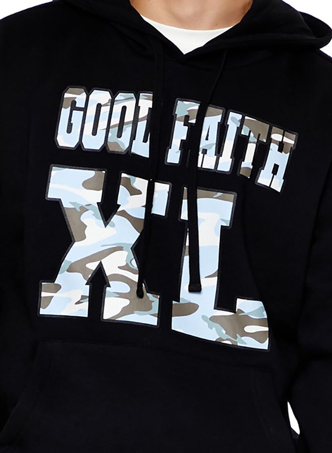 FOREVER 21 Camo Good Faith XL Hoodie  - Image 5
