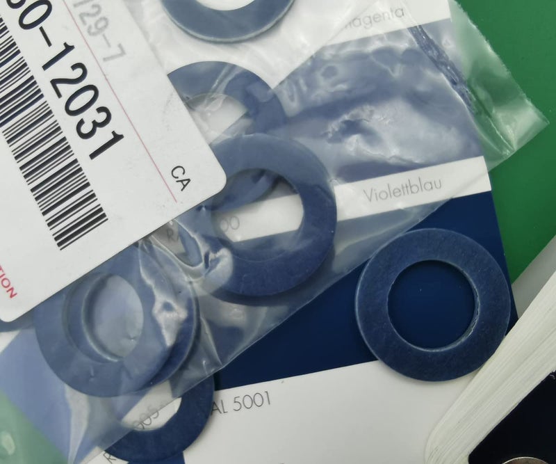 BENEDETTO [OEM Products] BENEDETTO Auto Service 10 PCS Oil Drain Plug gaskets/Crush washers Replacement for Toyota Drain Plug Washer Replaces# 90430-12031 Aluminum (QTY10) - Image 3