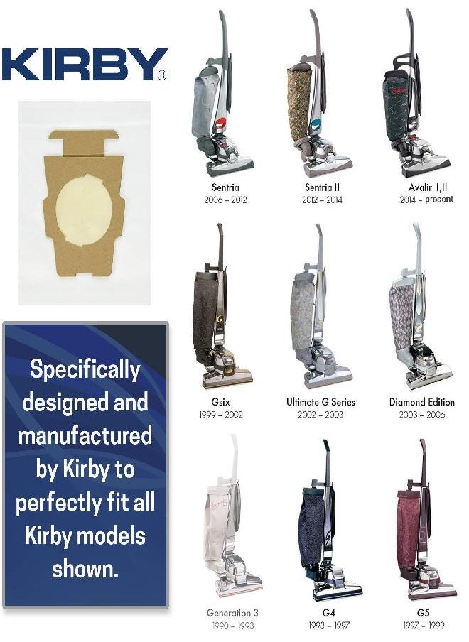 Kirby - KIRBY Vacuum System Filter Bags with Micron Magic technology 6 Pack Part 204811 - Image 1