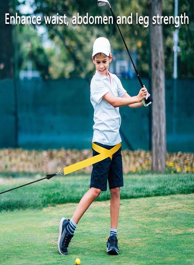 asdmm Golf Swing Twist Training Aid Belt - Posture Correction Warm up Exercise Tool for Beginners Women Men - Image 4