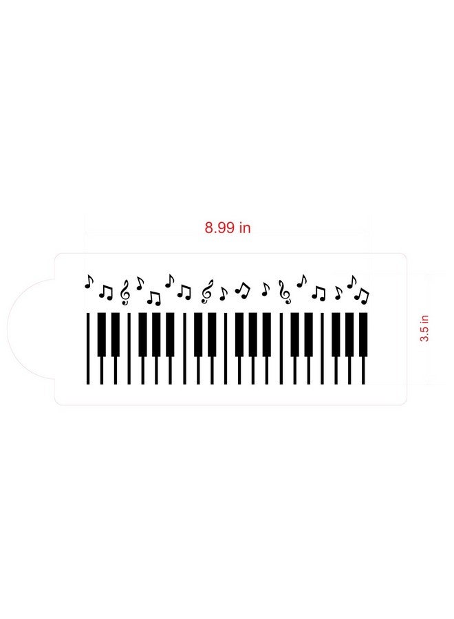 Designer Stencils Piano Keys Cake Stencil by Designer Stencils - Image 3