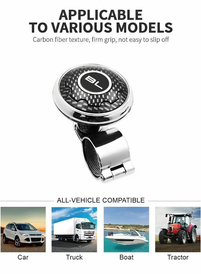 GROIC Car Steering Wheel Knob Spinners, Universal Vehicle Steering Wheel Ball Knob, Steering Wheel Spinners Ball for Cars and Trucks - Image 2