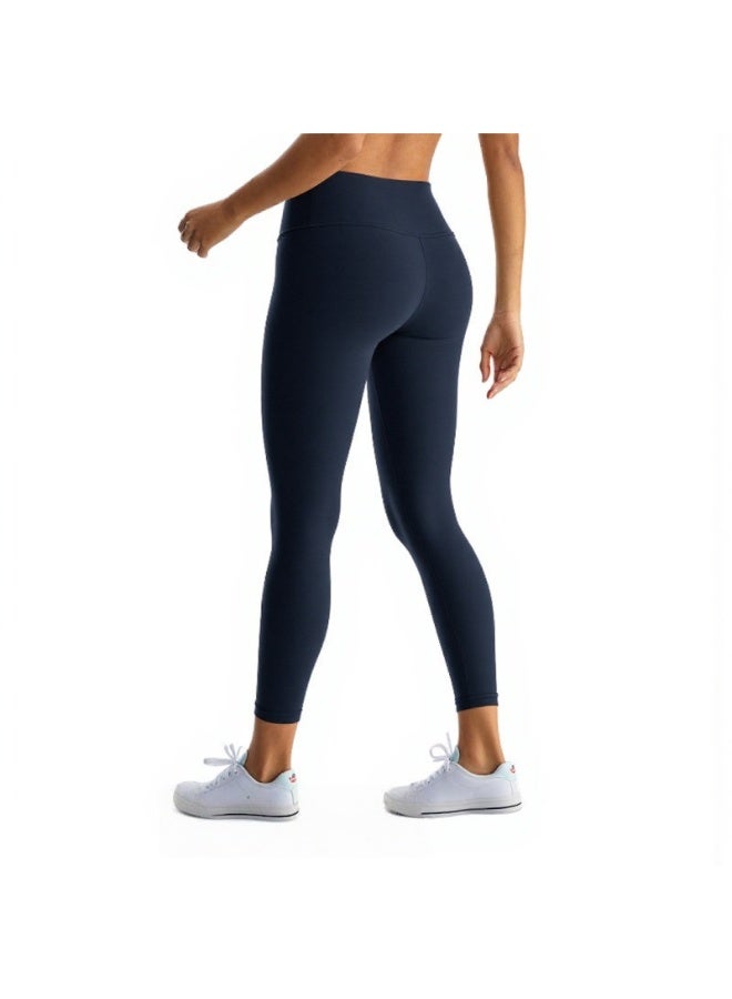 NIBEMINENT Essential/Pure&Plain 7/8 Leggings, High Waisted Compression Soft Pants Workout Athletic Yoga Pants 24" - Image 2