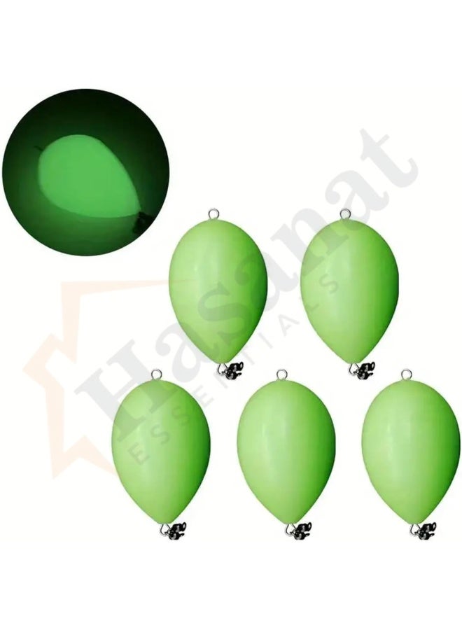 HASANAT ESSENTIALS Essentials Luminous Green Egg Float for Night Fishing - Image 5