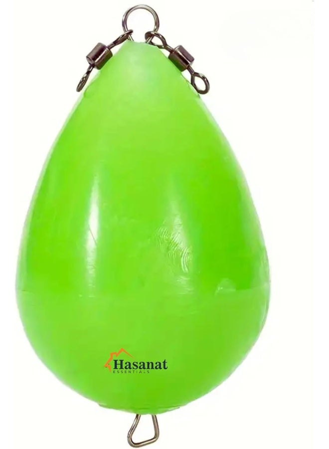 HASANAT ESSENTIALS Essentials Luminous Green Egg Float for Night Fishing - Image 1
