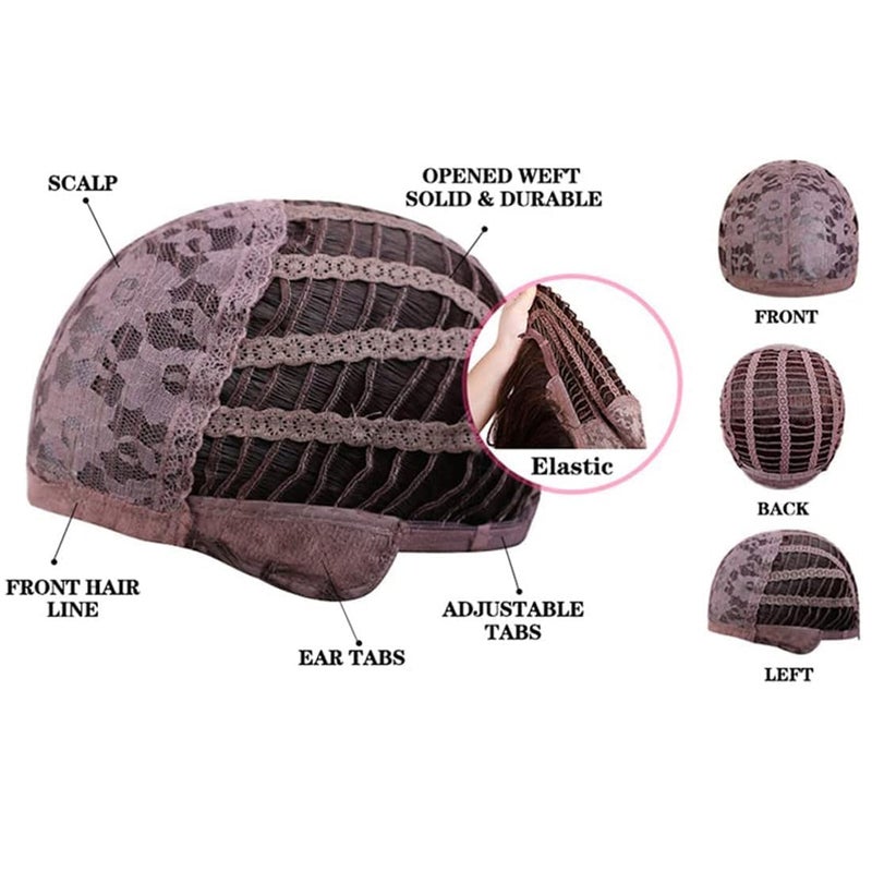 BERON Bright Orange Wig for Women Short Curly Orange Wigs for Women Daily Party Hairnet Include - Image 5