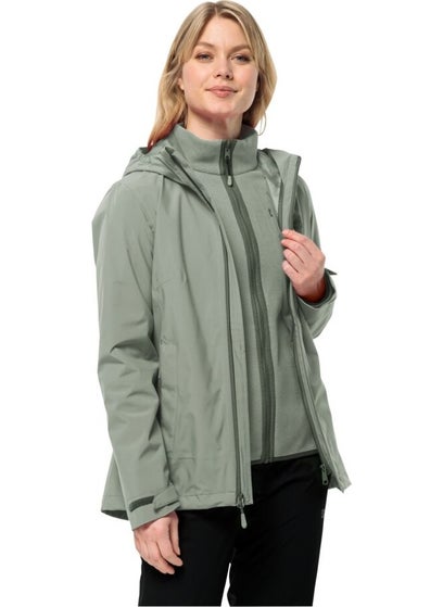 Jack Wolfskin Moonrise 3in1 Women's Outdoor Jacket 1115621-4137  - Image 4