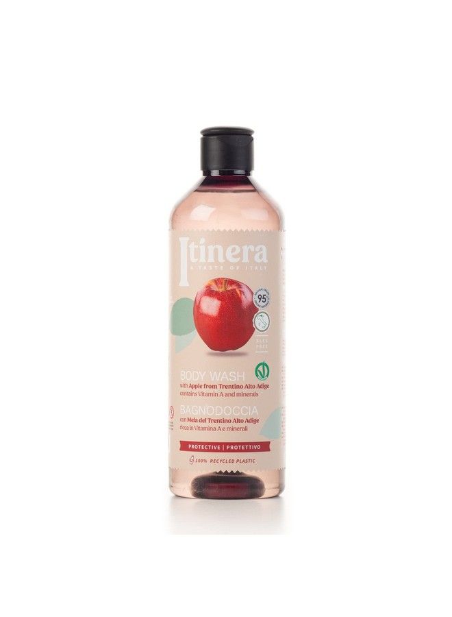 ITÍNERA Itinera Protective Body Wash With Apple From Trentino Alto Adige (12.51 Fl Oz) With Aloe Vera And Glycerine Vegan Friendly 95% Natural Origin Ingredients - Image 1