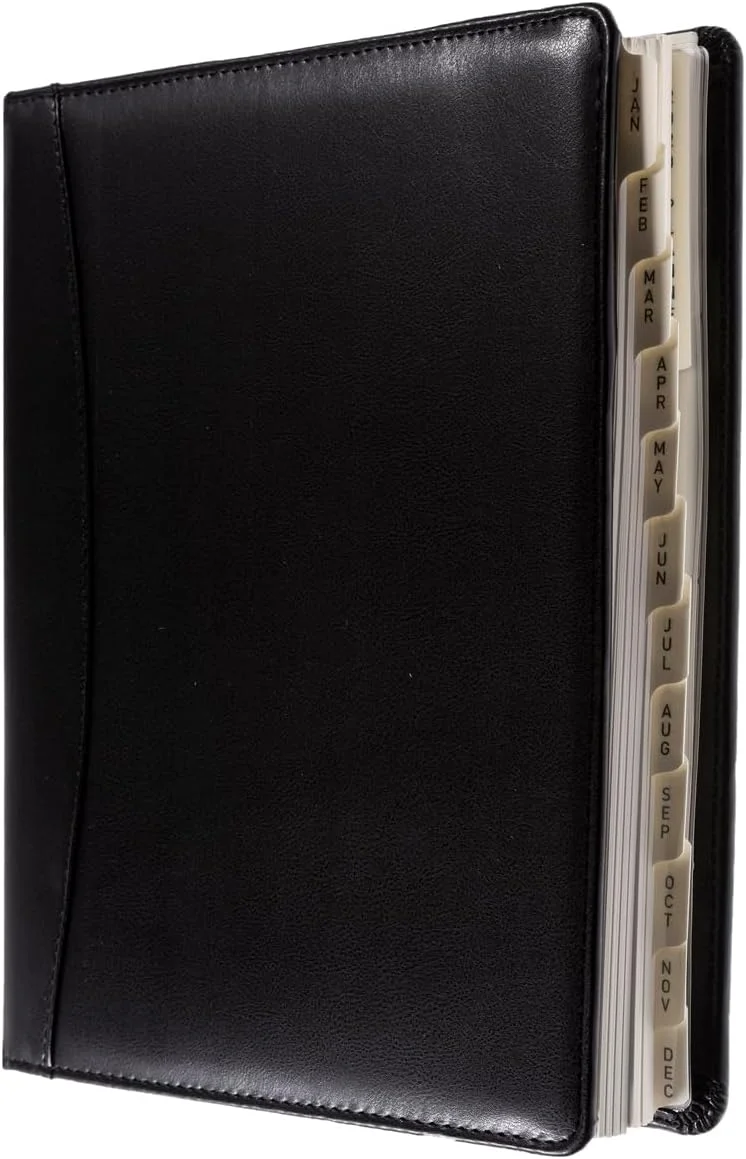 Collins Collins - Elite - Executive 2026 12 Month Calendar Year Planner, Week-To-View with Appointments Diary - Black (1130V.99-26)