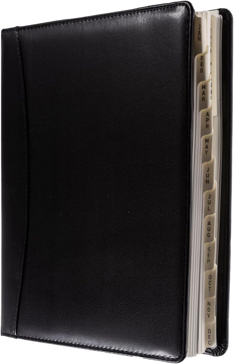 Collins - Elite - Executive 2026 12 Month Calendar Year Planner, Week-To-View with Appointments Diary - Black (1130V.99-26) - Image 1