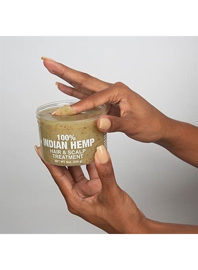 Kuza 100% Indian Hemp Hair & Scalp Treatment 8oz - Smooth, Soften and Moisturize - Image 3