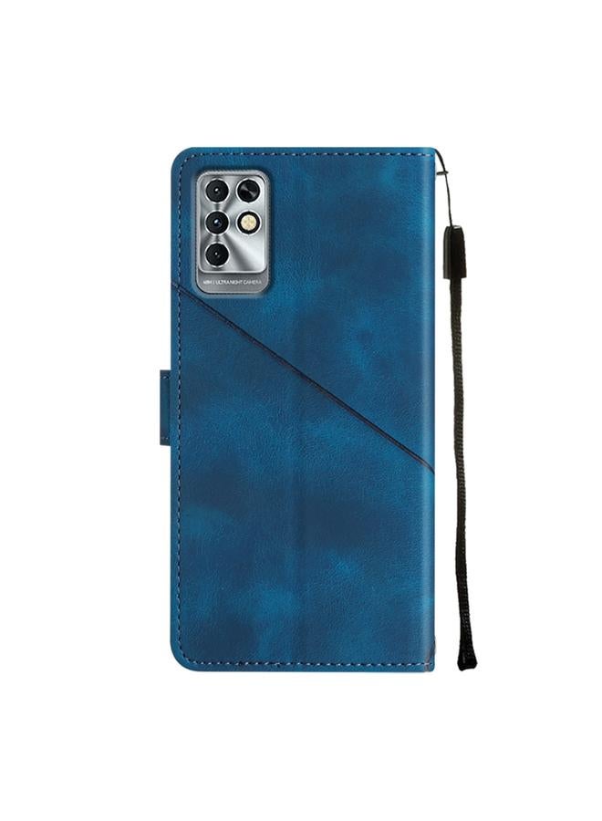 Zaboon Case For Infinix Note 11i / Note 10 Skin-feel Embossed Leather Phone Case - Image 3