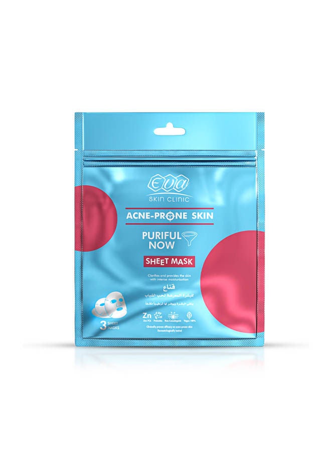 Acne Prone Skin Sheet Mask 3 Sheets