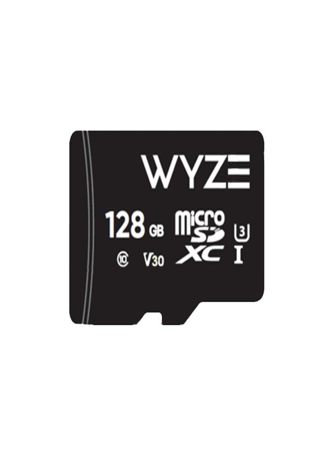 Wyze Expandable MicroSDXC Card Class 10,Storage 128GB , Black - Image 1