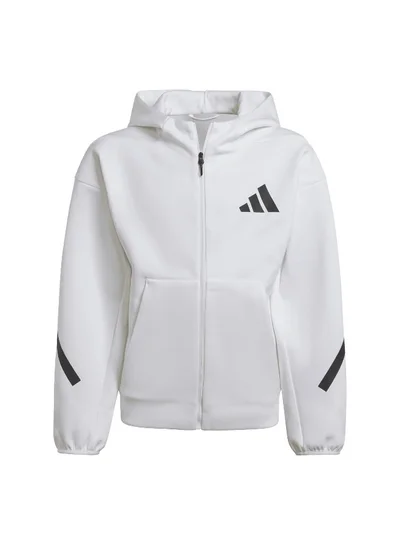 Adidas Adidas J Z.N.E.Fz White Training Track Tops For Kids Unisex 128