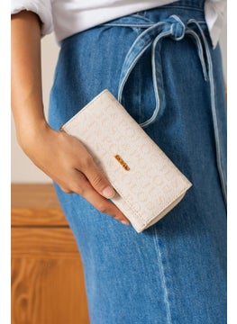 Just Polo Women's Cream Wallet & Card Holder JP0001  - Image 4