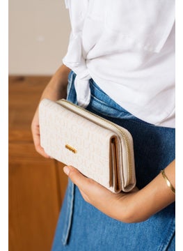 Just Polo Women's Cream Wallet & Card Holder JP0001  - Image 2