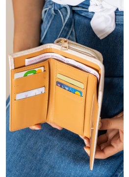 Just Polo Women's Cream Wallet & Card Holder JP0001  - Image 3
