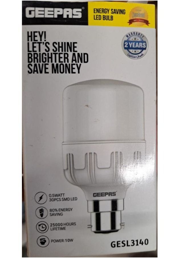 GEEPAS 30 SMD LED Energy Saving Bulb White  - Image 1