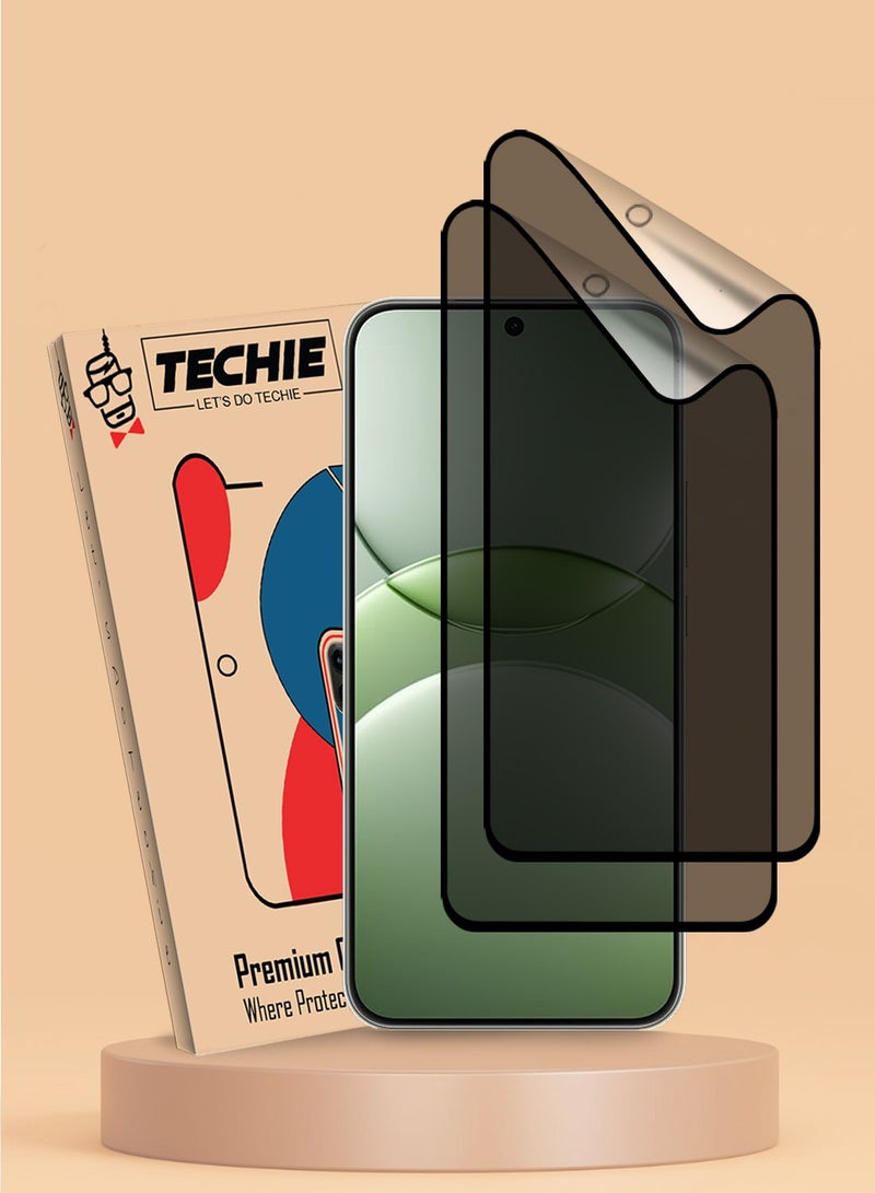Techie 2 Pack Full Cover Matte Ceramic Privacy Screen Protector for Huawei Nova 13 5G – Anti Fingerprint, Bubble Free Easy Installation - Image 1