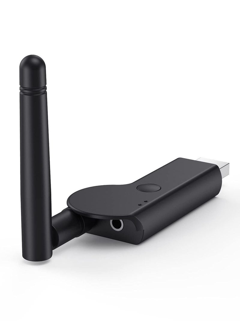 Y&D - Bluetooth Adapter, Transmitter, Dual Link USB 5.2 Audio Adapter with 2DB External Antenna for TV Laptop Headphones - Image 1